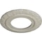Ekena Millwork Claremont Ceiling Medallion (Canopies up to 5 5/8"), 9"OD x 4 1/2"ID x 1/2"P, Pot of Cream Crackle CM09CLPCC - alternate 5